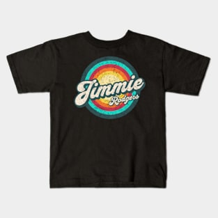 name jimmie color circle Kids T-Shirt